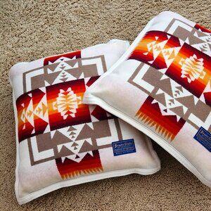 Set of 2 Pendleton Chief Joseph Wool Pillows (brand new)